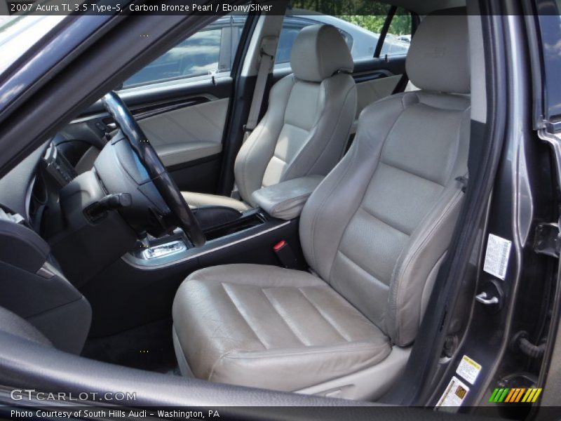 Carbon Bronze Pearl / Ebony/Silver 2007 Acura TL 3.5 Type-S