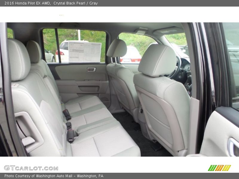 Crystal Black Pearl / Gray 2016 Honda Pilot EX AWD