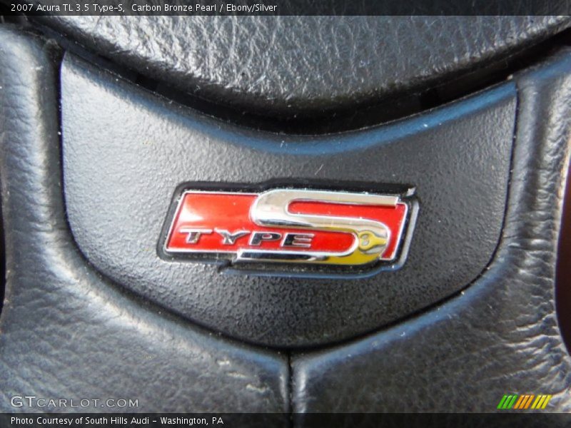 Carbon Bronze Pearl / Ebony/Silver 2007 Acura TL 3.5 Type-S