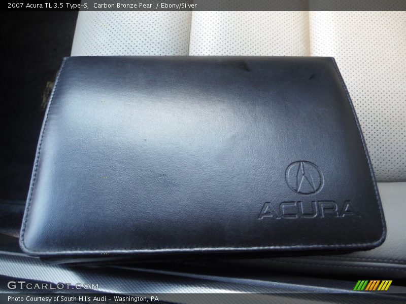 Carbon Bronze Pearl / Ebony/Silver 2007 Acura TL 3.5 Type-S