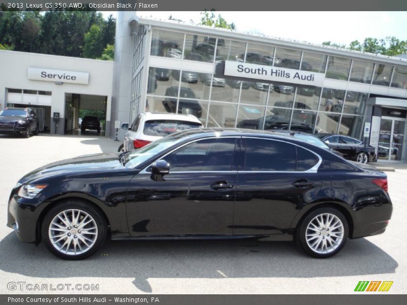 Obsidian Black / Flaxen 2013 Lexus GS 350 AWD