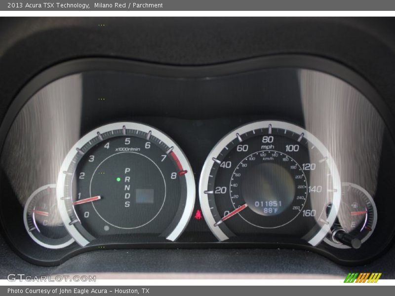 Milano Red / Parchment 2013 Acura TSX Technology