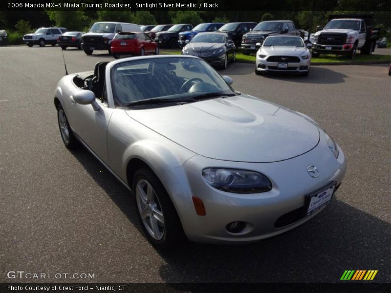 Sunlight Silver Metallic / Black 2006 Mazda MX-5 Miata Touring Roadster