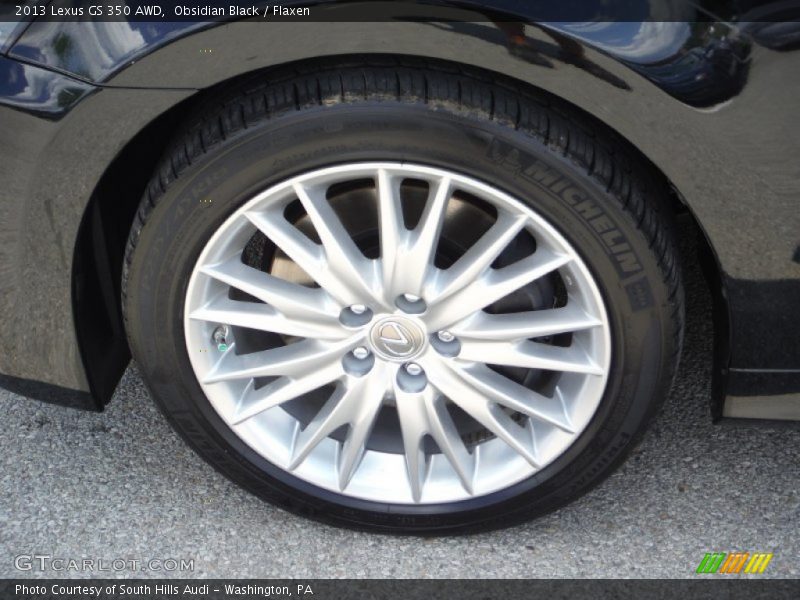Obsidian Black / Flaxen 2013 Lexus GS 350 AWD