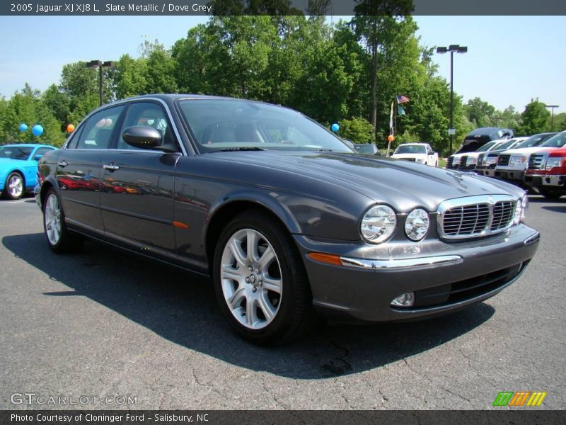 Slate Metallic / Dove Grey 2005 Jaguar XJ XJ8 L