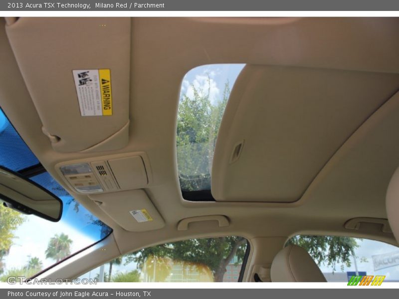 Milano Red / Parchment 2013 Acura TSX Technology