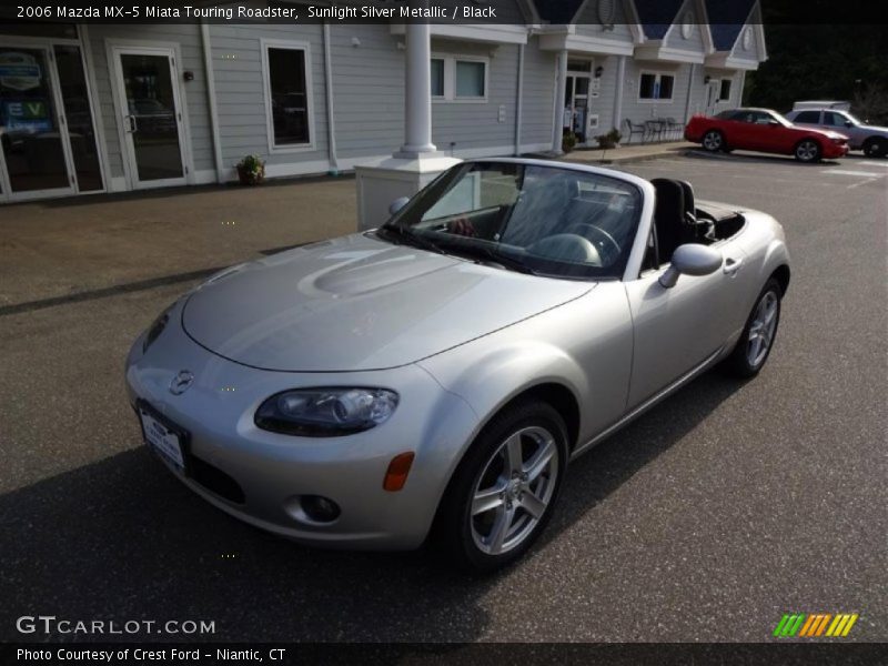 Sunlight Silver Metallic / Black 2006 Mazda MX-5 Miata Touring Roadster