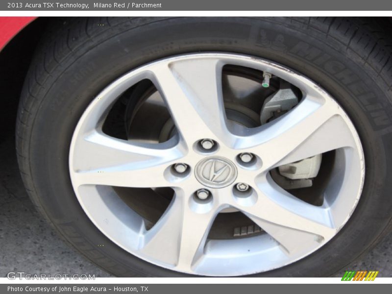 Milano Red / Parchment 2013 Acura TSX Technology