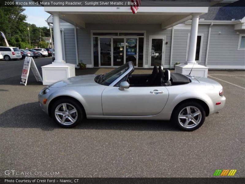 Sunlight Silver Metallic / Black 2006 Mazda MX-5 Miata Touring Roadster
