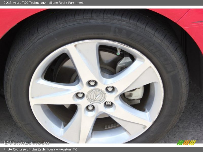 Milano Red / Parchment 2013 Acura TSX Technology