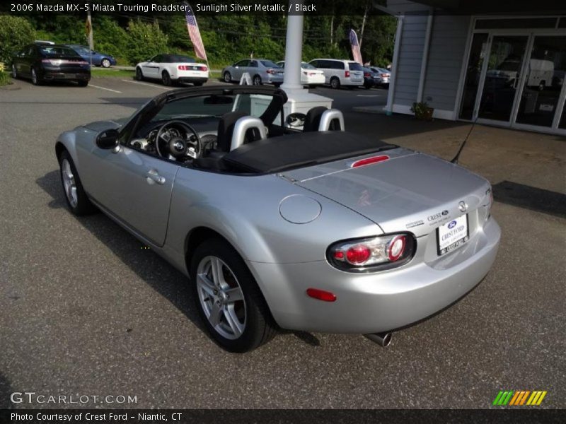 Sunlight Silver Metallic / Black 2006 Mazda MX-5 Miata Touring Roadster