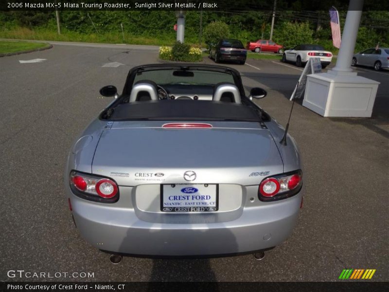 Sunlight Silver Metallic / Black 2006 Mazda MX-5 Miata Touring Roadster