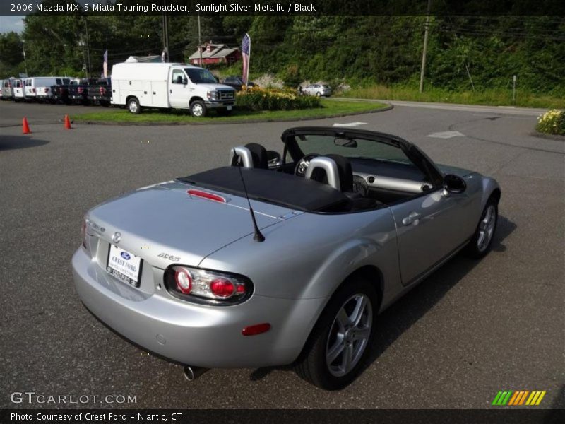 Sunlight Silver Metallic / Black 2006 Mazda MX-5 Miata Touring Roadster