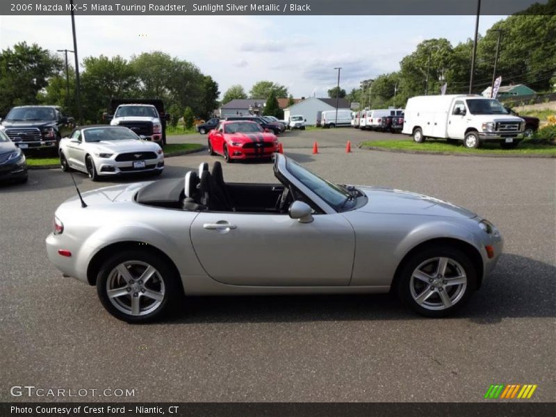 Sunlight Silver Metallic / Black 2006 Mazda MX-5 Miata Touring Roadster