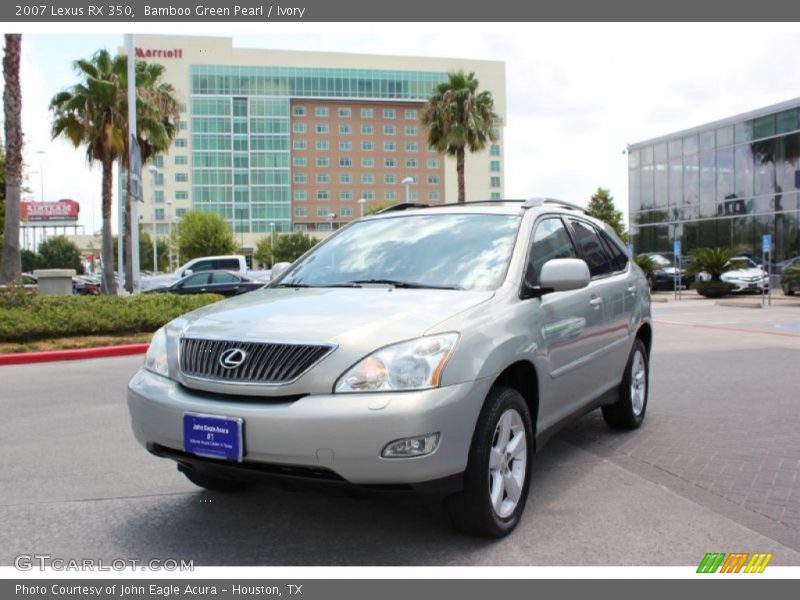 Bamboo Green Pearl / Ivory 2007 Lexus RX 350