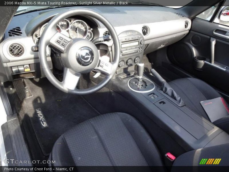Sunlight Silver Metallic / Black 2006 Mazda MX-5 Miata Touring Roadster