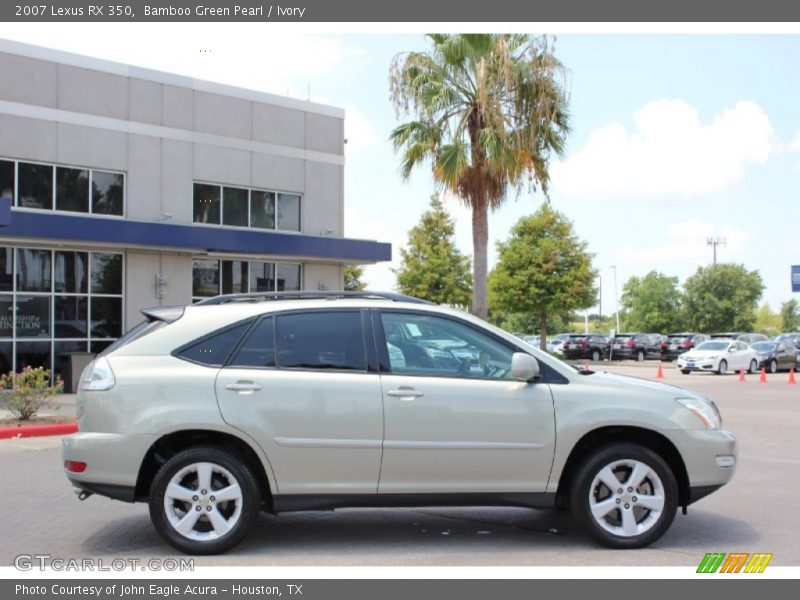 Bamboo Green Pearl / Ivory 2007 Lexus RX 350