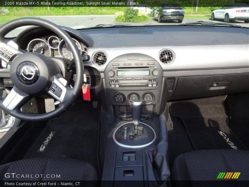 Sunlight Silver Metallic / Black 2006 Mazda MX-5 Miata Touring Roadster