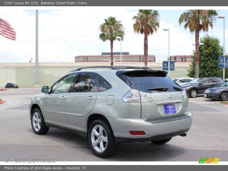 Bamboo Green Pearl / Ivory 2007 Lexus RX 350