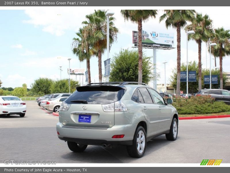 Bamboo Green Pearl / Ivory 2007 Lexus RX 350