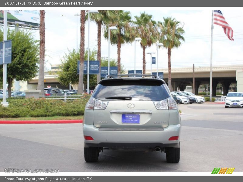 Bamboo Green Pearl / Ivory 2007 Lexus RX 350