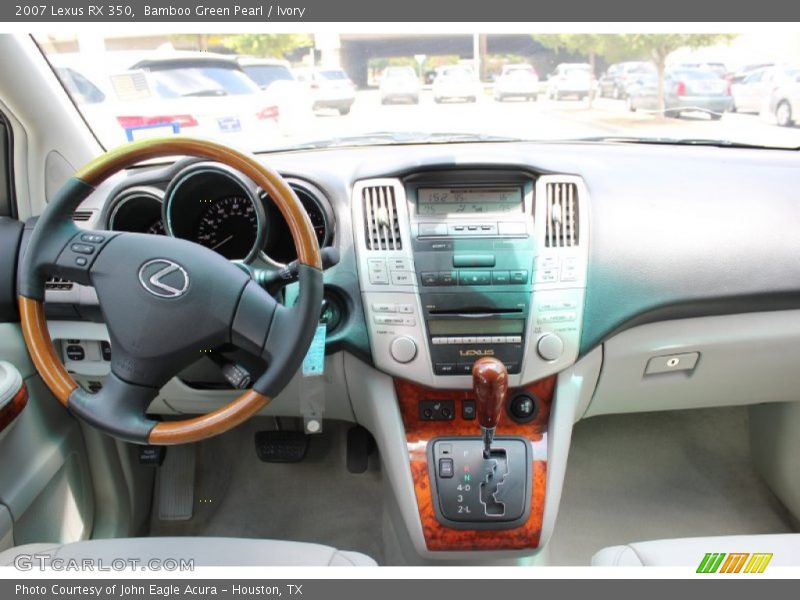 Bamboo Green Pearl / Ivory 2007 Lexus RX 350