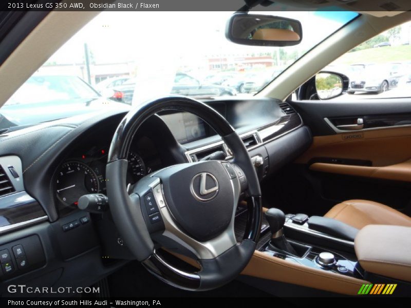 Obsidian Black / Flaxen 2013 Lexus GS 350 AWD
