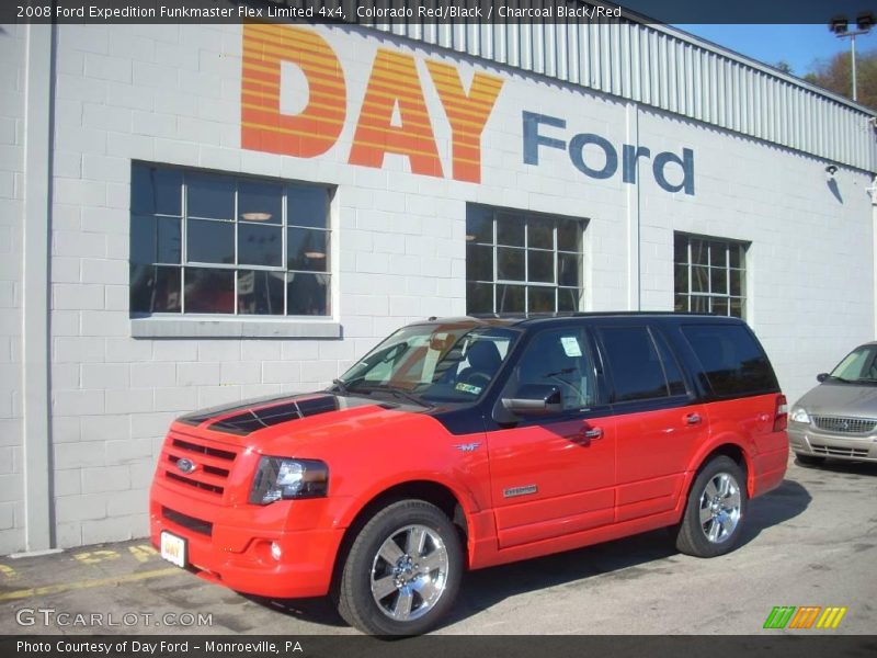 Colorado Red/Black / Charcoal Black/Red 2008 Ford Expedition Funkmaster Flex Limited 4x4