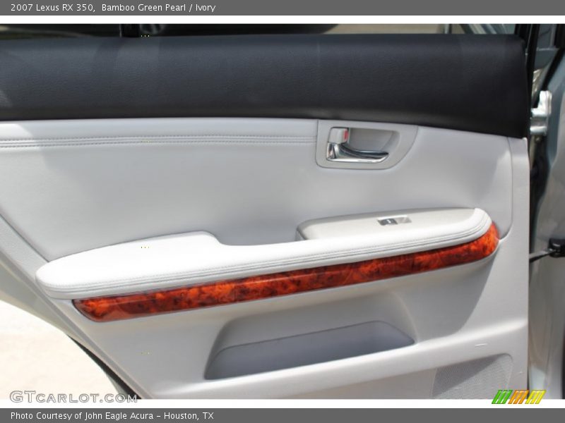 Bamboo Green Pearl / Ivory 2007 Lexus RX 350