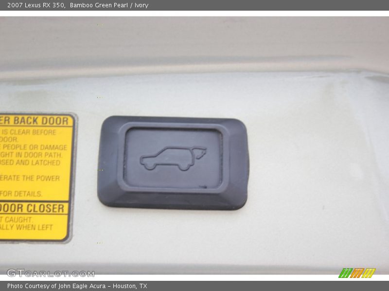 Bamboo Green Pearl / Ivory 2007 Lexus RX 350