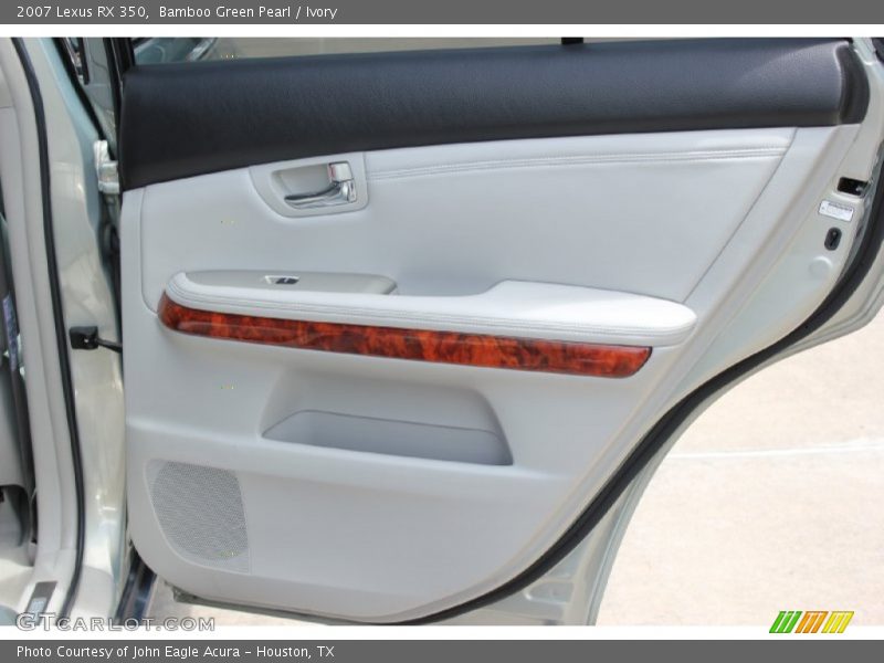 Bamboo Green Pearl / Ivory 2007 Lexus RX 350