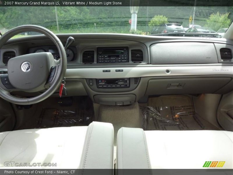 Vibrant White / Medium Light Stone 2007 Mercury Grand Marquis LS