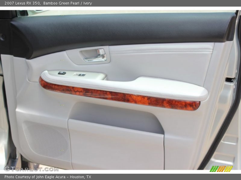 Bamboo Green Pearl / Ivory 2007 Lexus RX 350