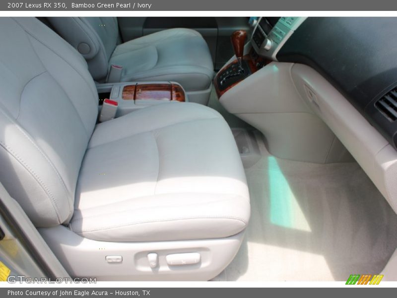 Bamboo Green Pearl / Ivory 2007 Lexus RX 350