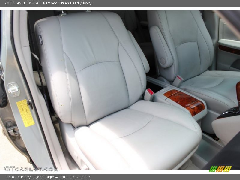 Bamboo Green Pearl / Ivory 2007 Lexus RX 350