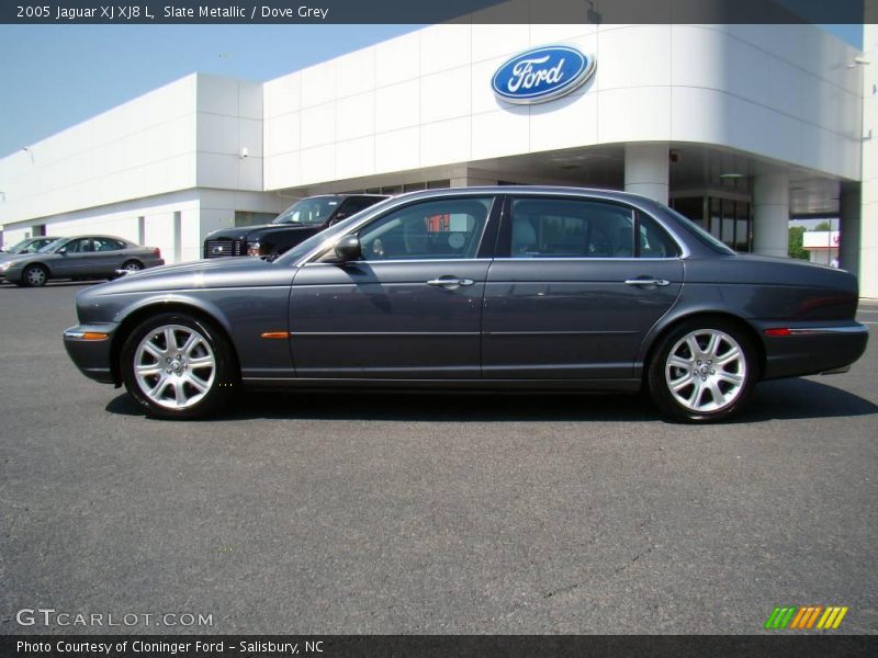 Slate Metallic / Dove Grey 2005 Jaguar XJ XJ8 L