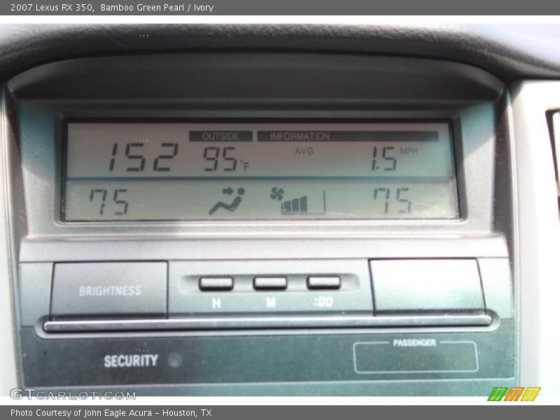Bamboo Green Pearl / Ivory 2007 Lexus RX 350