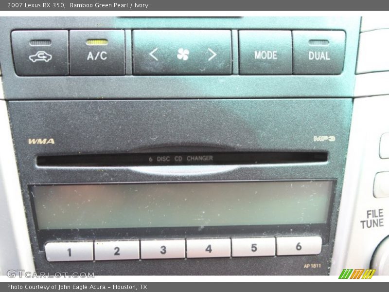 Bamboo Green Pearl / Ivory 2007 Lexus RX 350