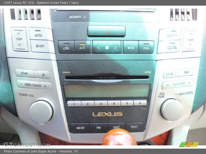 Bamboo Green Pearl / Ivory 2007 Lexus RX 350