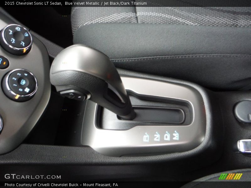 Blue Velvet Metallic / Jet Black/Dark Titanium 2015 Chevrolet Sonic LT Sedan