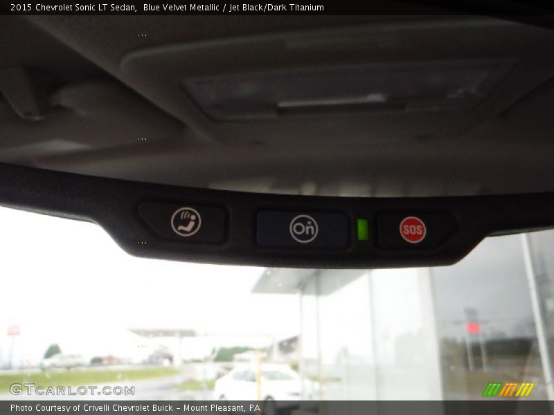 Blue Velvet Metallic / Jet Black/Dark Titanium 2015 Chevrolet Sonic LT Sedan