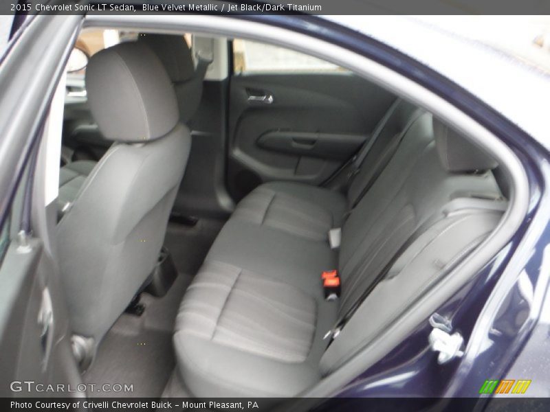 Blue Velvet Metallic / Jet Black/Dark Titanium 2015 Chevrolet Sonic LT Sedan