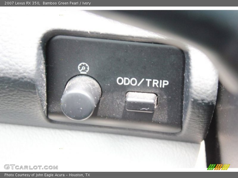 Bamboo Green Pearl / Ivory 2007 Lexus RX 350