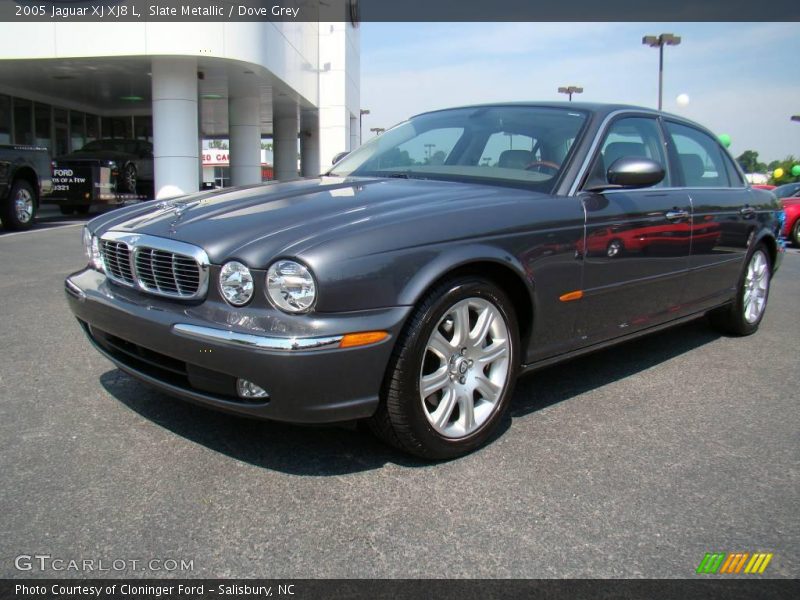 Slate Metallic / Dove Grey 2005 Jaguar XJ XJ8 L