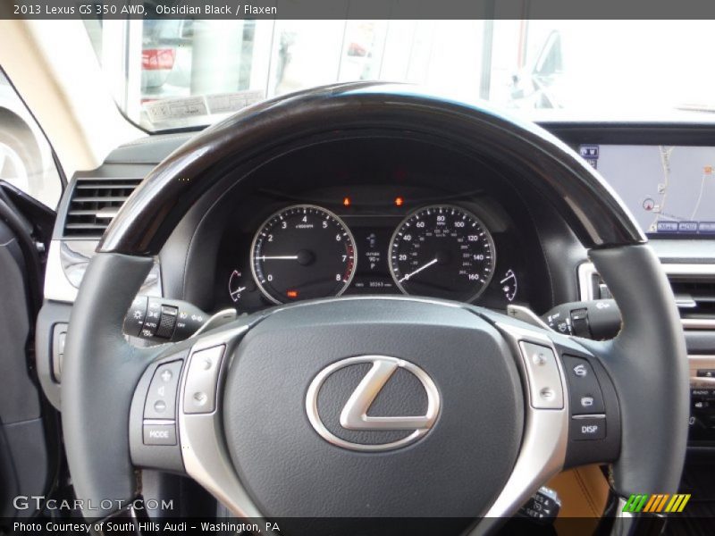 Obsidian Black / Flaxen 2013 Lexus GS 350 AWD