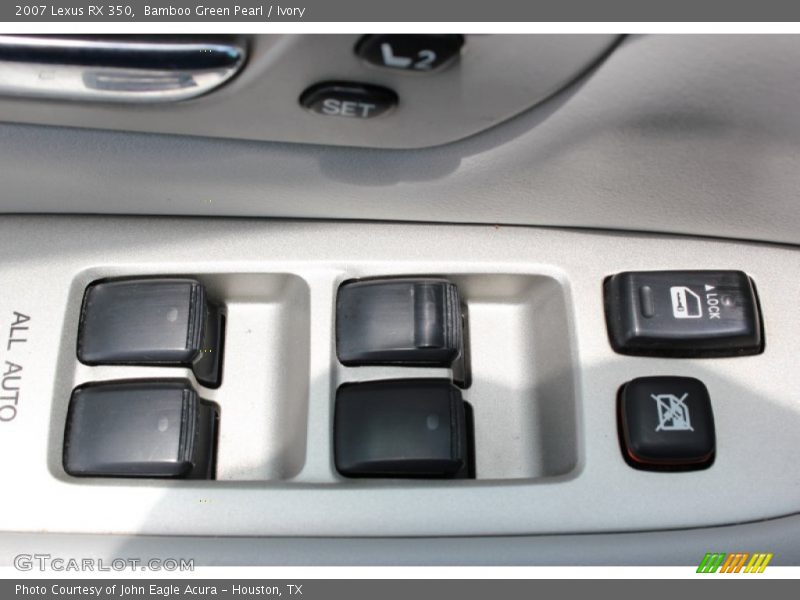 Bamboo Green Pearl / Ivory 2007 Lexus RX 350