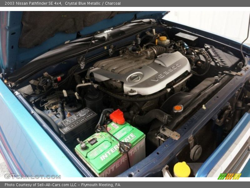 Crystal Blue Metallic / Charcoal 2003 Nissan Pathfinder SE 4x4
