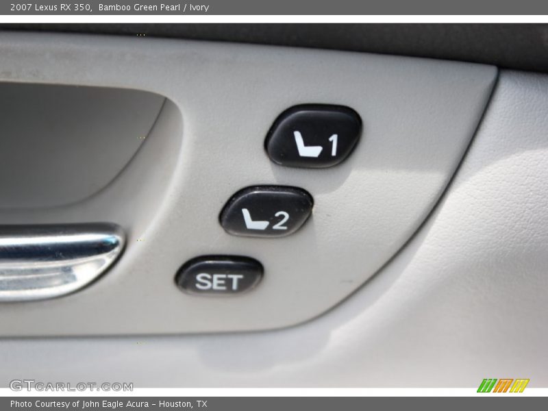 Bamboo Green Pearl / Ivory 2007 Lexus RX 350