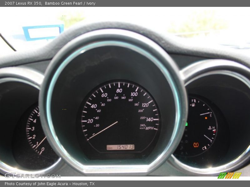 Bamboo Green Pearl / Ivory 2007 Lexus RX 350
