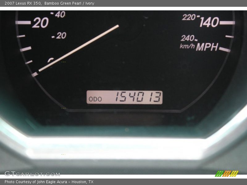 Bamboo Green Pearl / Ivory 2007 Lexus RX 350